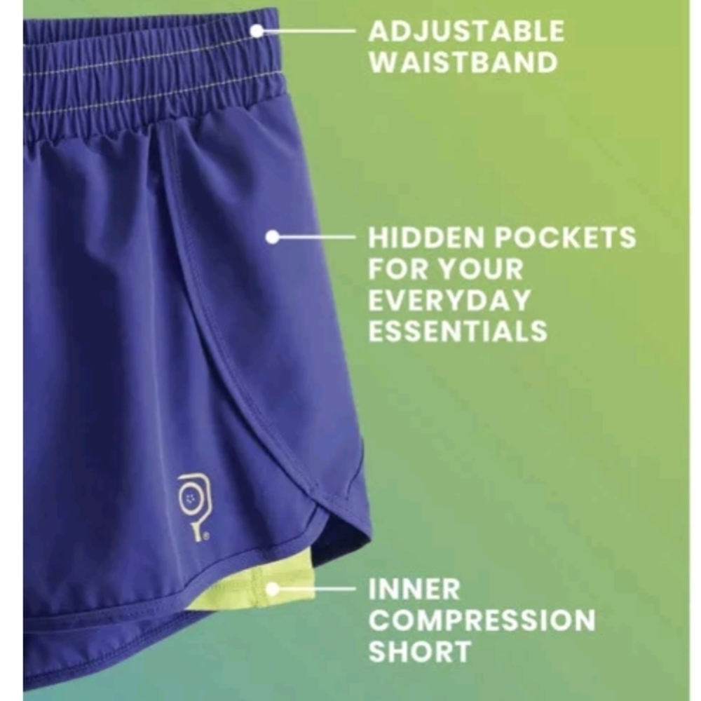 Lined Gym Shorts 3 In Tennis Golf Athletic Women's Sporty Shorts - Picture 5 of 6